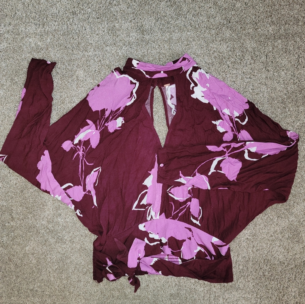Free People Open Back Top
